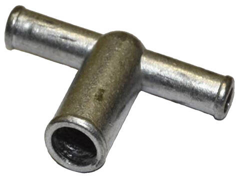 Trójnik aluminiowy T na wąż 10x16x10mm