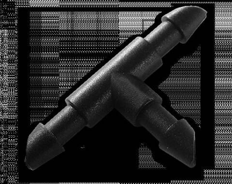 Trójnik plastikowy T na wąż  4x4x4mm