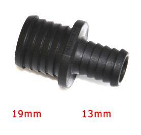 Łącznik plastikowy redukcja na wąż 19/13 mm Pa6