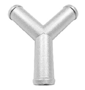 Trójnik aluminiowy Y na wąż 12x12x12mm ZnAl