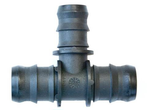 Trójnik plastikowy T na wąż 19x16x19mm Pa6