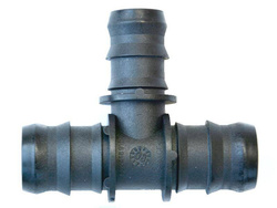 Trójnik plastikowy T na wąż 19x16x19mm Pa6