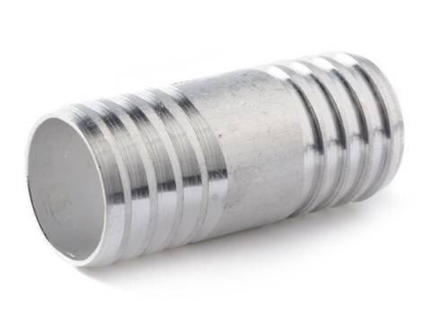 Łącznik dwójnik aluminiowy na wąż 28mm dł- 55mm