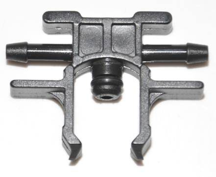 Trójnik przelewu wtryskiwacza 2 wyjścia CR DELPHI