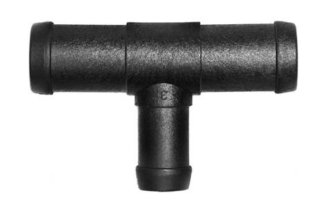 Trójnik plastikowy T na wąż 19x16x19mm