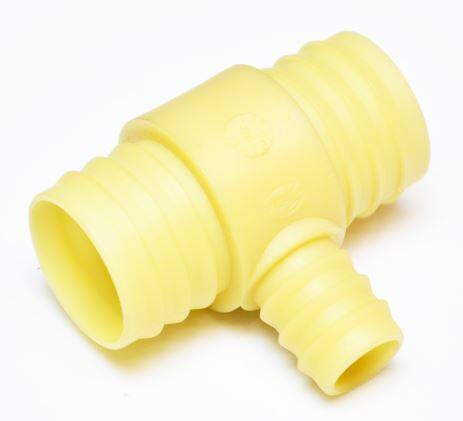 Trójnik plastikowy T na wąż 35x20x35mm Pa6