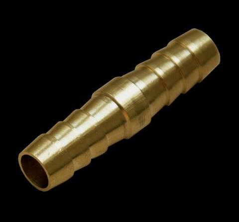 Łącznik dwójnik mosiądz na wąż 16mm 5/8"