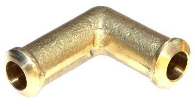 Kolanko mosiądz odlew wciskane na wąż 12 mm