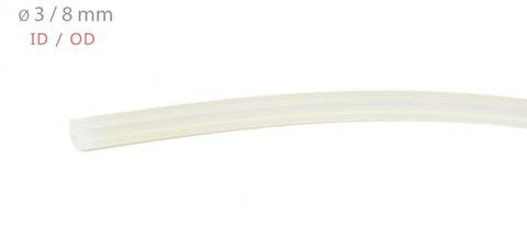 Wąż silikonowy transparentny do podciśnień 3-8 mm