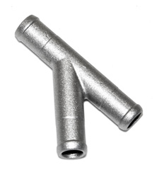 Trójnik aluminiowy Y 135° na wąż 16x16x16 mm
