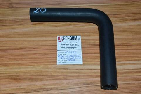 Kolanko gumowe chłodnicy EPDM fi 22mm L-150x150mm