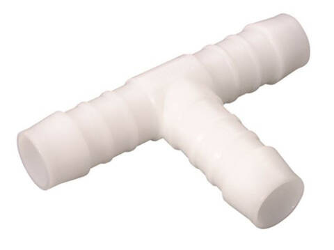 Trójnik plastikowy T na wąż 4x4x4mm POM
